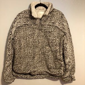 Altar’d State fuzzy pullover Teddy Jacket